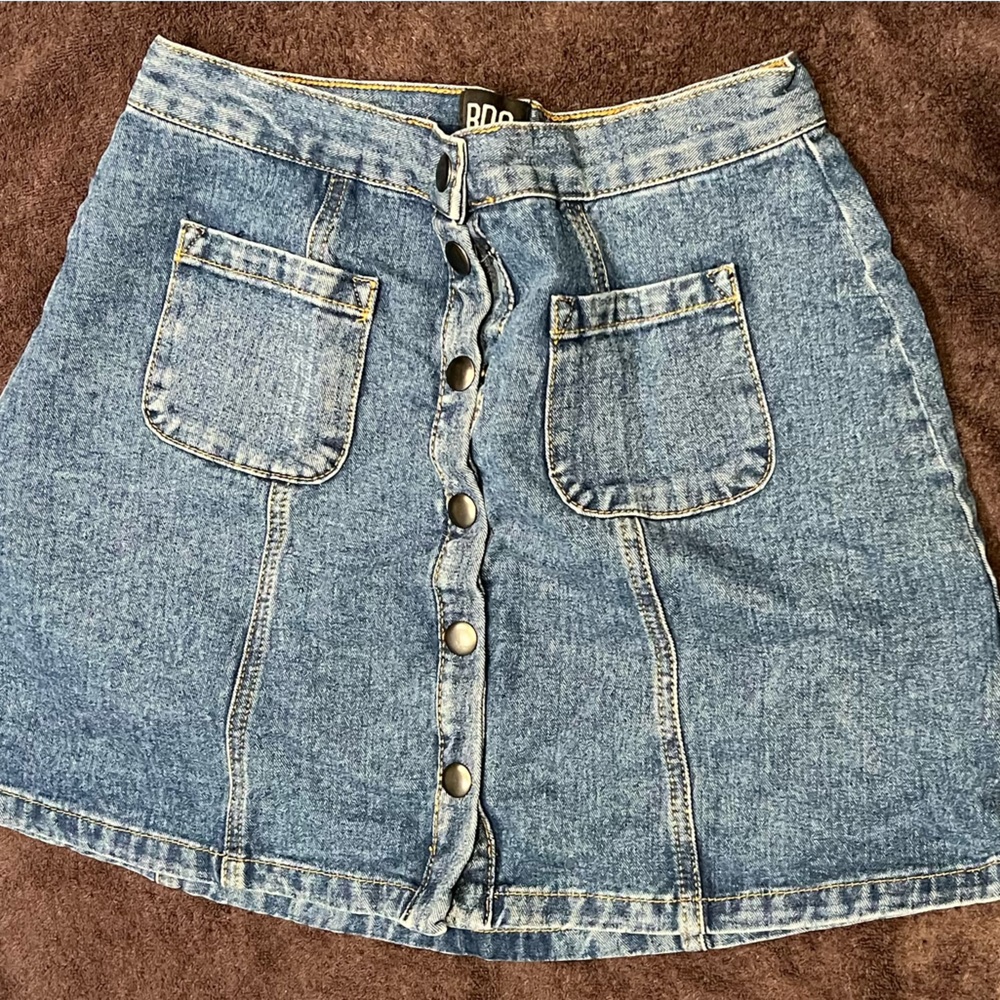 BDG Jean Skirt